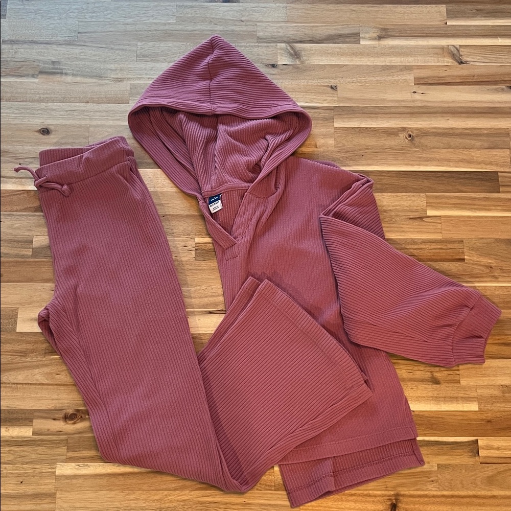 Old Navy ribbed hoodie & pant set